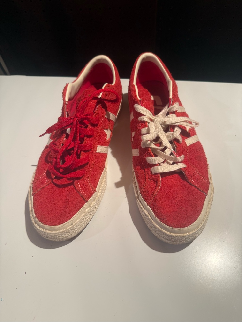 Mens converse Red Suede One Stars 10.5